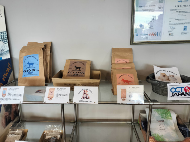 OCTOフード展示風景